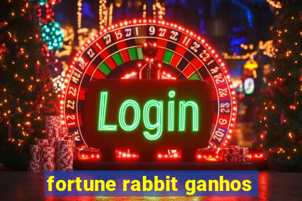 fortune rabbit ganhos