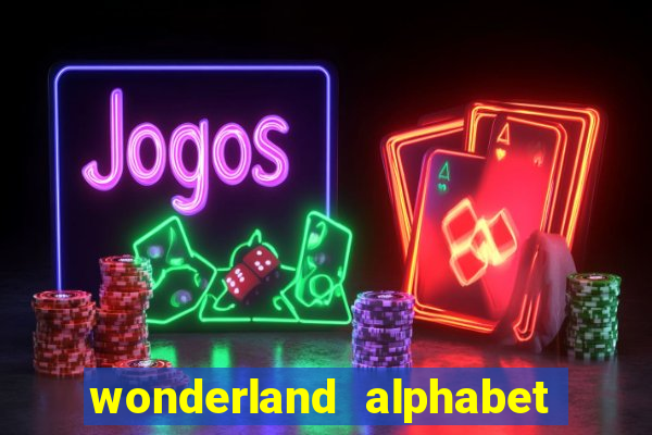 wonderland alphabet comic studio