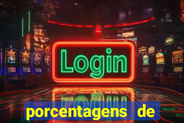 porcentagens de jogos pagantes