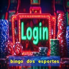 bingo dos esportes para imprimir