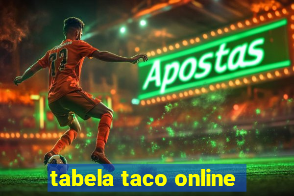 tabela taco online