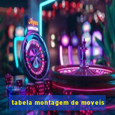 tabela montagem de moveis