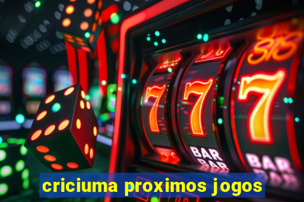 criciuma proximos jogos