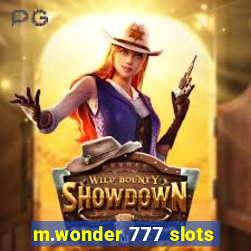 m.wonder 777 slots