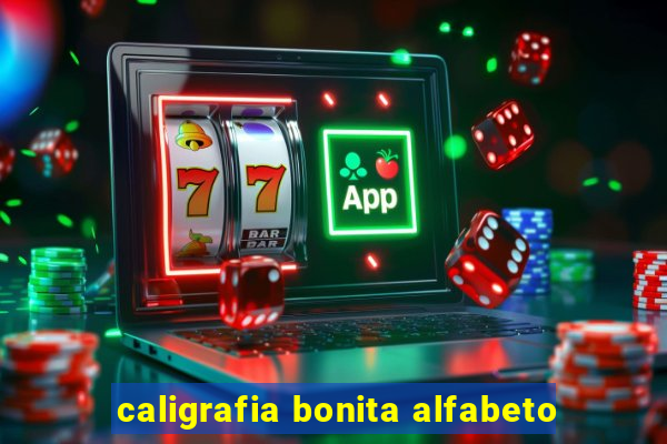 caligrafia bonita alfabeto