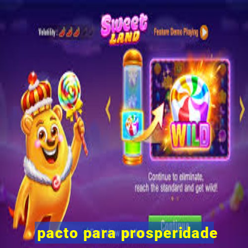 pacto para prosperidade