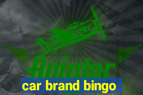 car brand bingo