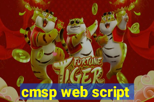 cmsp web script