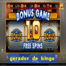 gerador de bingo de palavras