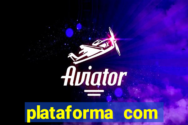 plataforma com chuva de dinheiro